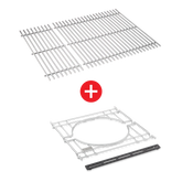 WEBER CRAFTED Stainless Steel Cooking Grates & Frame Kit – SPIRIT 300 series, SEARWOOD 600, & SMOKEFIRE EX4