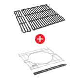 WEBER CRAFTED Porcelain-Enameled Cast-Iron Cooking Grates & Frame Kit – SPIRIT 200 series