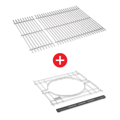 WEBER CRAFTED Stainless Steel Cooking Grates & Frame Kit  – SPIRIT 300 series, SEARWOOD 600, & SMOKEFIRE EX4
