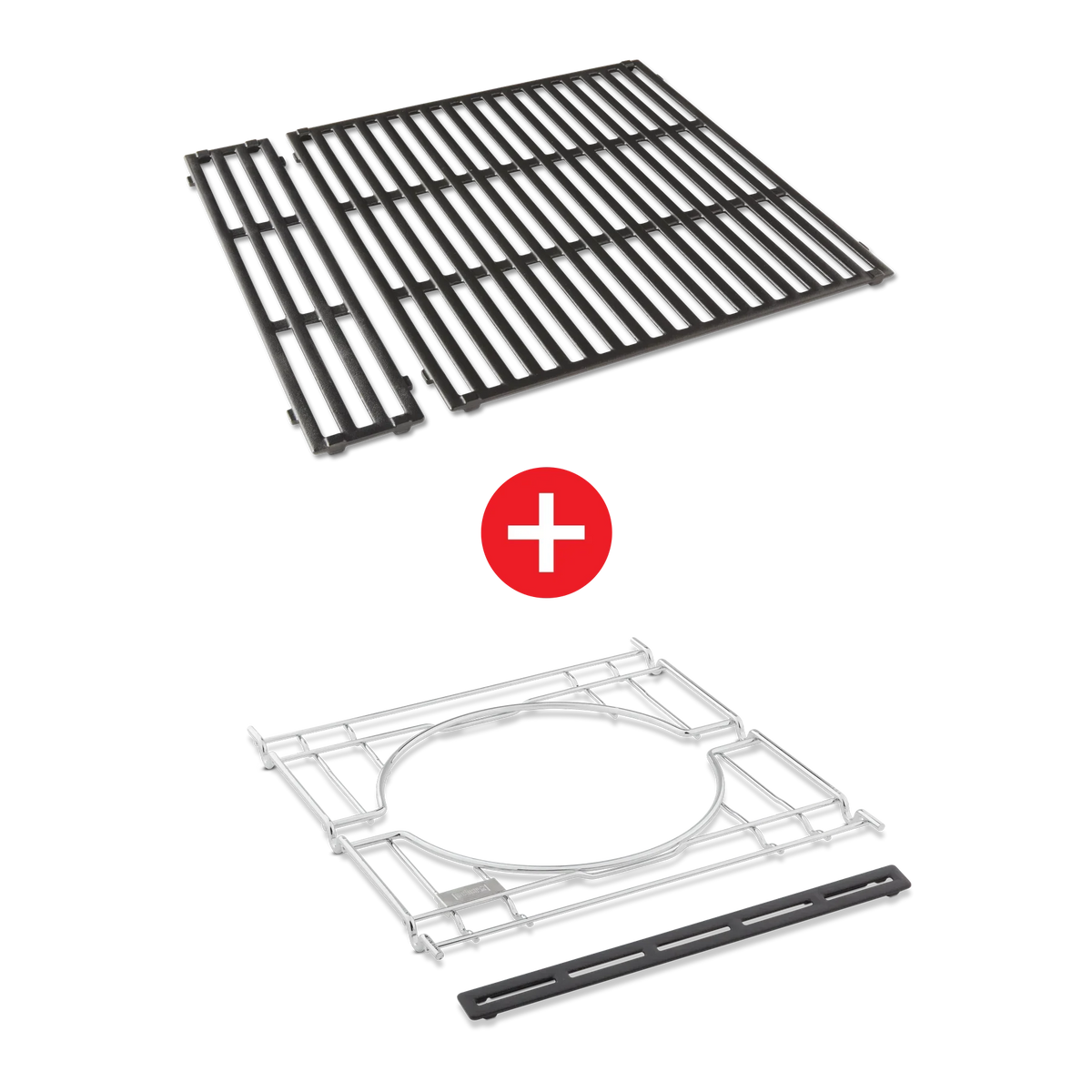 WEBER CRAFTED Porcelain-Enameled Cast-Iron Cooking Grates & Frame Kit – SPIRIT 200 series